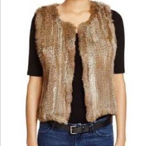 100% Real Rabbit Fur Vest